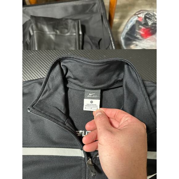 Nike Elite Basketball Warm Up Training Jacket Black Size Medium - Picture 3 of 12